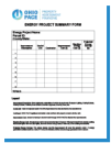 Image for: Energy Project Summary Form